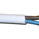 Kabel 3-adrig, 3 x 1,0 qmm, weiss, Typ H05VV-F3G1,0, 50 m Rolle