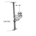 Spannlager mit 2 Lagerschalen und Krallen verzinkt , für Kugellager Ø 40 mm