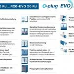 Becker - Rollladenantriebe R8-EVO 20 RJ...R20-EVO 20 RJ der Evolution-Serie für jalousierbare Rollläden