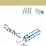  Anschlussteil ,Steckzapfen-R 1/10 4-Kant, 10 mm, für Becker Rohrmotoren  Baureihe  R7 bis R40