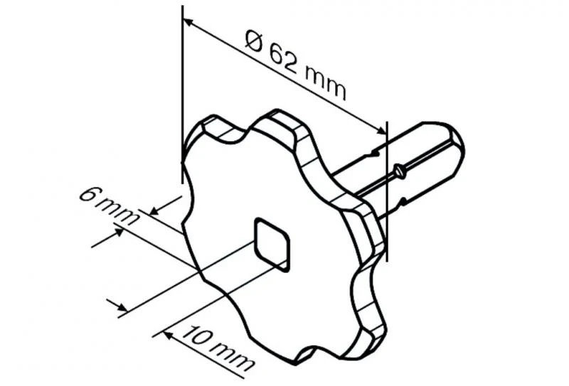 Sternlager Für Becker Rohrantriebe  R Serie R7 bis R50