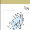 Plattenlager-P/R B80 3/20 Breite 80 mm für Steckzapfen 3/20 - für Becker Rohrantriebe P5 – P13 und R7 – R50