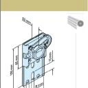 Universalwandlager- L 3/25,  für Becker Rohrantriebe L Serie bis 60Nm