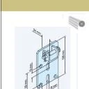 Kombilager-L 3/25 für Steckzapfen 3/25 -  für Rundzapfen Durchmesser 25mm