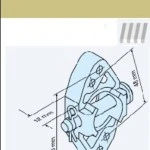  Markisenhalter M6 ohne Zentrierrand aus Metall für Rundsteckzapfen 3/25 bis 80Nm