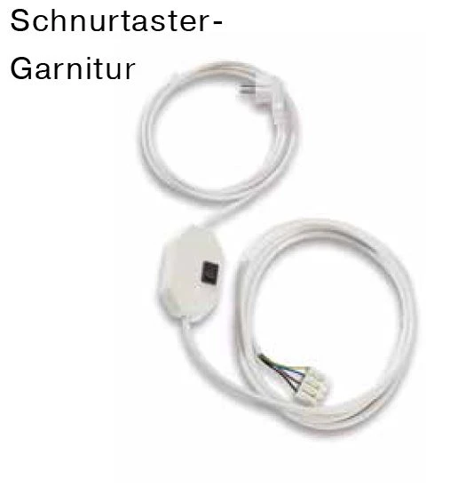 Becker - Schnurtaster-Garnitur Mit verriegeltem Taster , Garnitur für Trockene Räume Besonderheit  zur inbetriebnahme von Rohrantriebe 230V50Hz