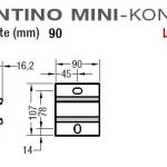 Konsolen für Lewens Trentino Mini-Markise für Wandmontage