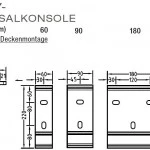 Universalkonsolen für Lewens  Family Markisen für Deckenmontage