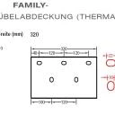 Dübelabdeckung-Thermax für Lewens  FAMILY Markisen