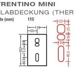 Dübelabdeckung-Thermax für Lewens  Trentino Mini Markise