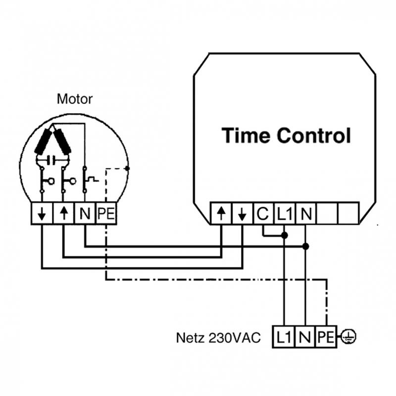 Vestamatic - Zeitschaltuhr TIME CONTROL signalweiss UP mit Standard-Rahmen