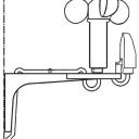 Vestamatic - Montagebügel Kunststoff Kombibügel für Wind- und Sonnensensor