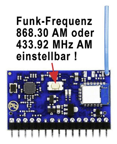 WTS - Funk und Smartphone Kombi-Steckmodul : 868,30 MHz