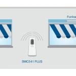 Becker - Centronic SunWindControl SWC548 PLUS, 8-Kanal Handsender