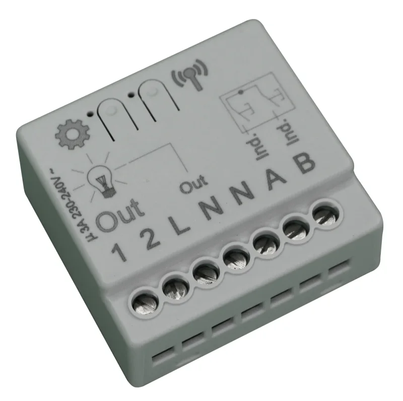 Becker - LightControl LC422 DECT Schaltaktor Funkempfänger Unterputz für Beleuchtungsanlagen