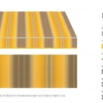 Markisentuch Multistreifen ,Sole - Gelb/Orange UPF 50+,Acryl 1, Stoff-Nr. 11342