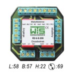 WTS - Steuer-Relais R2-U-E-230 Trennrelais für 2 Motoren mit Einzelbedienung für AP+UP Montage