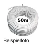 Kabel 4-adrig, 4 x 0,75 qmm, weiss, Typ H03VV-F4G0,75, 50 m Rolle